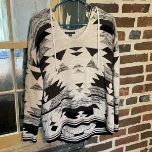 American Eagle Knit Sweater Hoodie